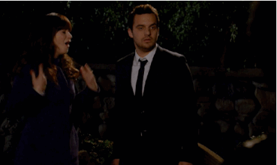 new girl freaking out